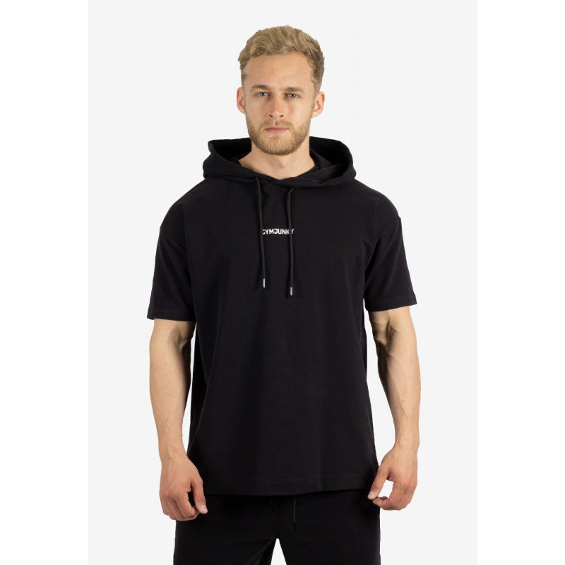 Men’s Short Sleeve Hoodie and Jogger Pants Set 3