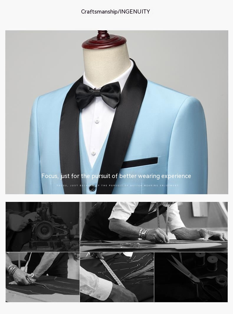 Men's 3 Piece Suit Tuxedo Jacket Vest Pants 18