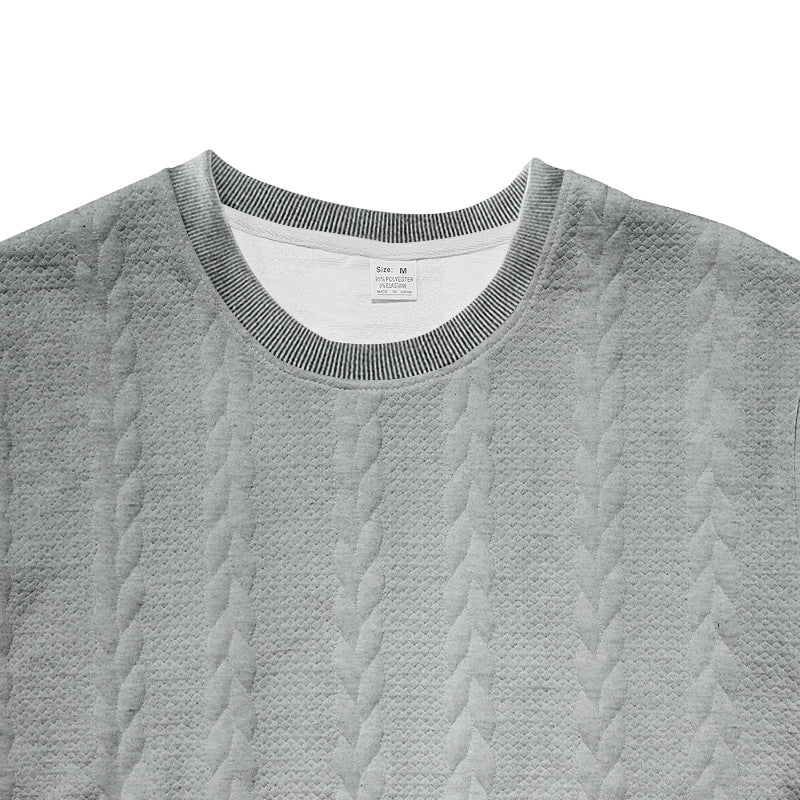 Men’s Two-Piece Outfit with Patterned T-Shirt and Relaxed Fit Shorts 15