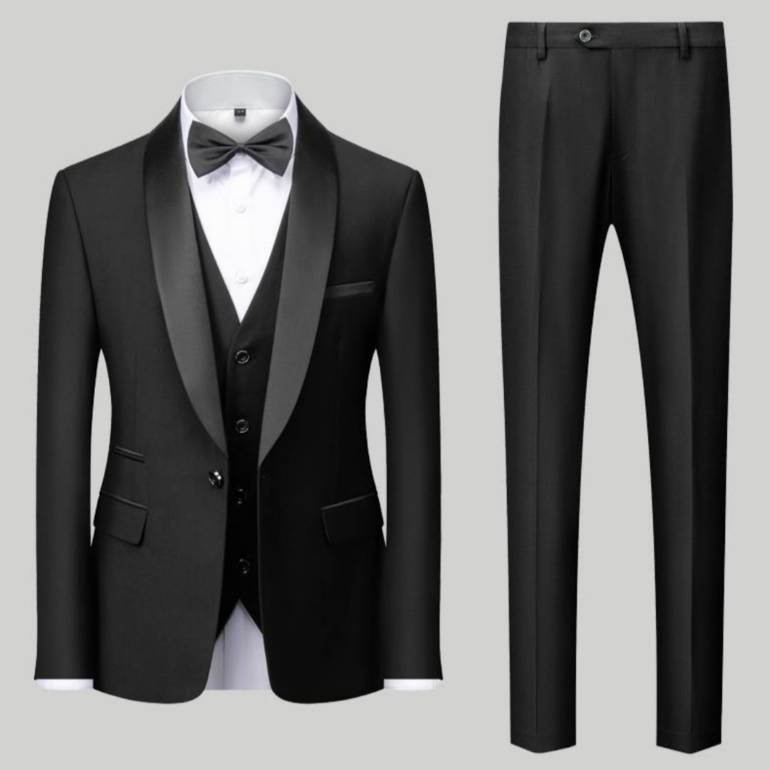 Men's 3 Piece Suit Tuxedo Jacket Vest Pants