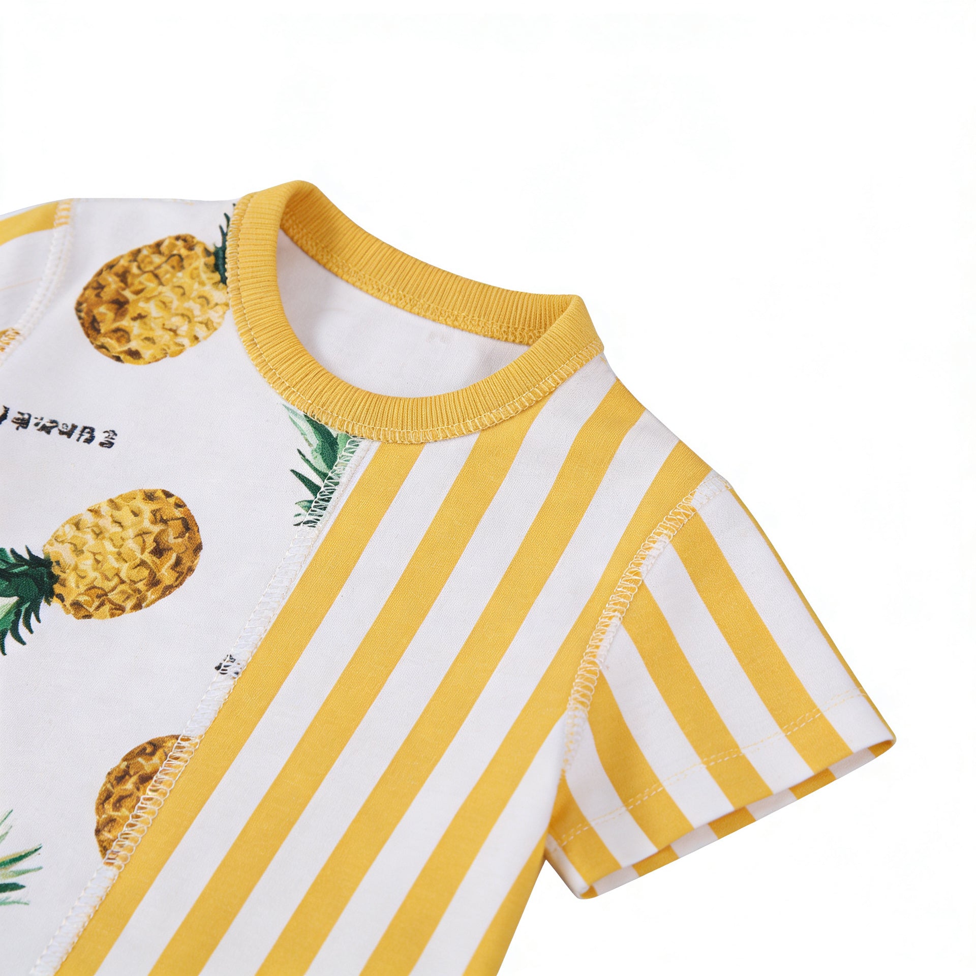 Men’s Summer Casual Wear Sleeve Button-Up Shirt Shorts Set 7