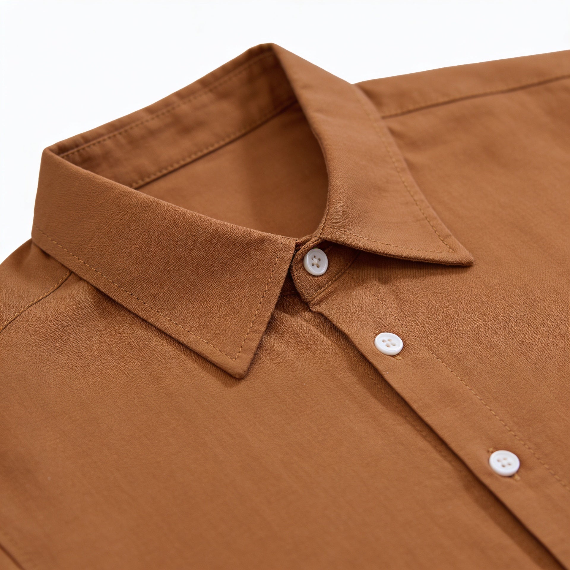 Men’s Ribbed Short Sleeve Button-Up Shirt with Matching Shorts Set 7
